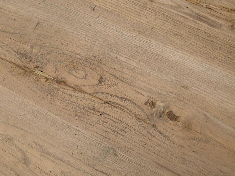 Italian Style Reclaimed White Oak Trestle Dining Table Available Any