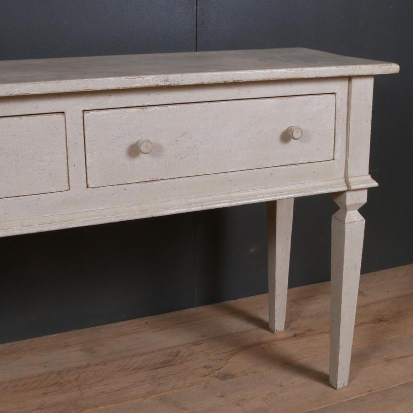 Painted Italian Style Serving/Console Table For Sale