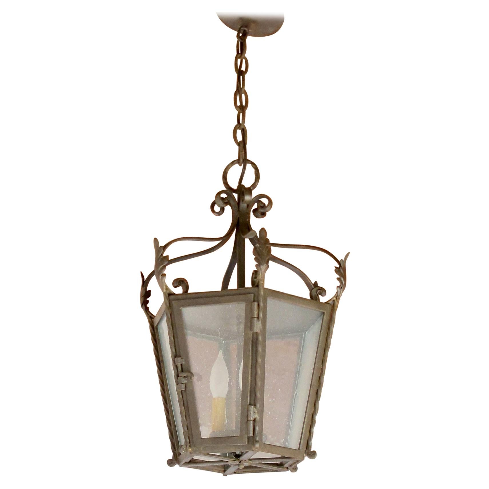 Italian Style Small Exterior Lantern For Sale