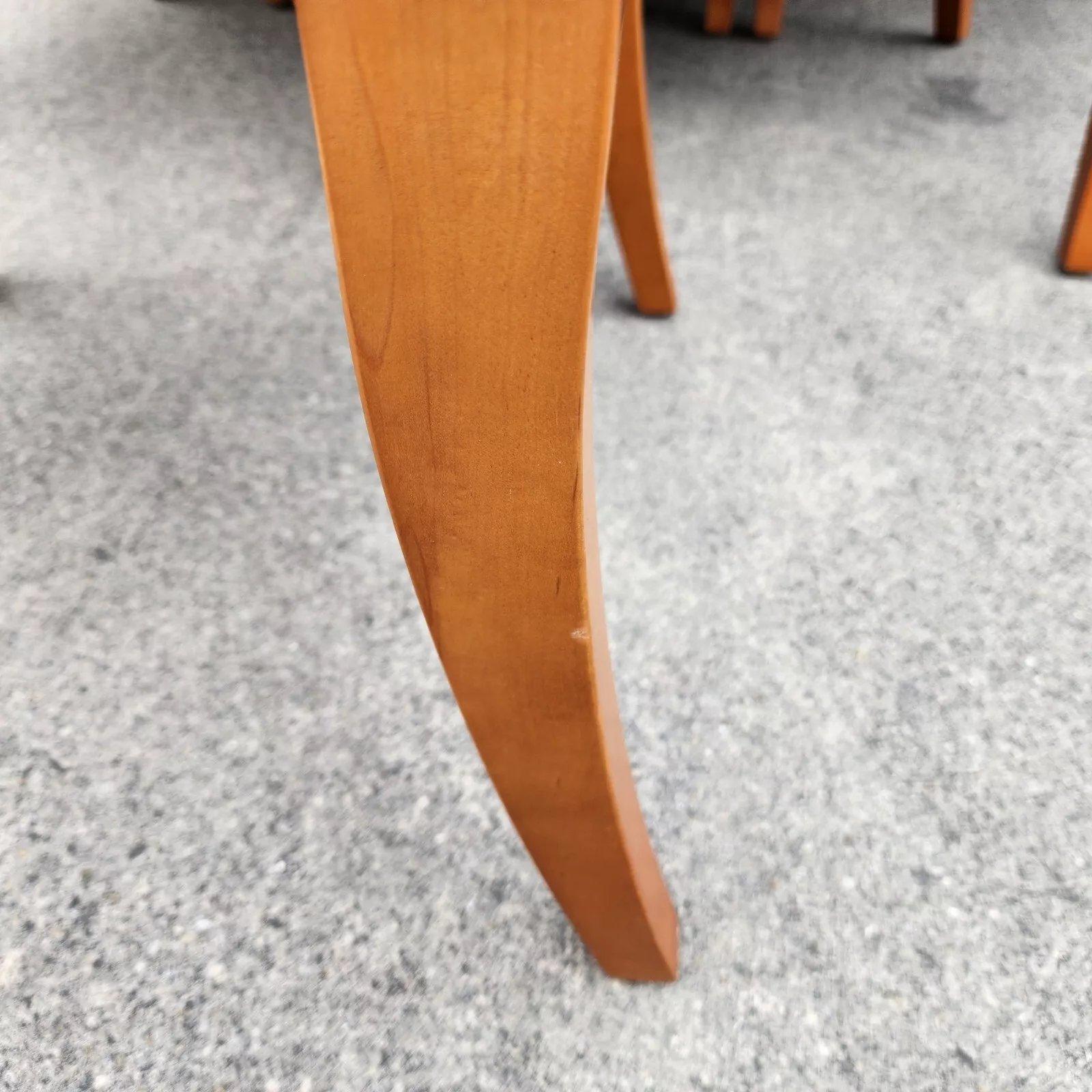 Set di 10 sedie da pranzo Yacht in stile italiano in vendita 9