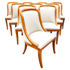 Italian Style Yacht Dining Chairs Set of 10
