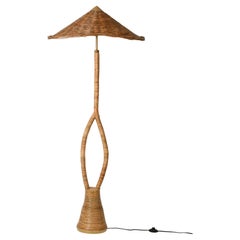 Italian Styled Rattan Floor Lamp