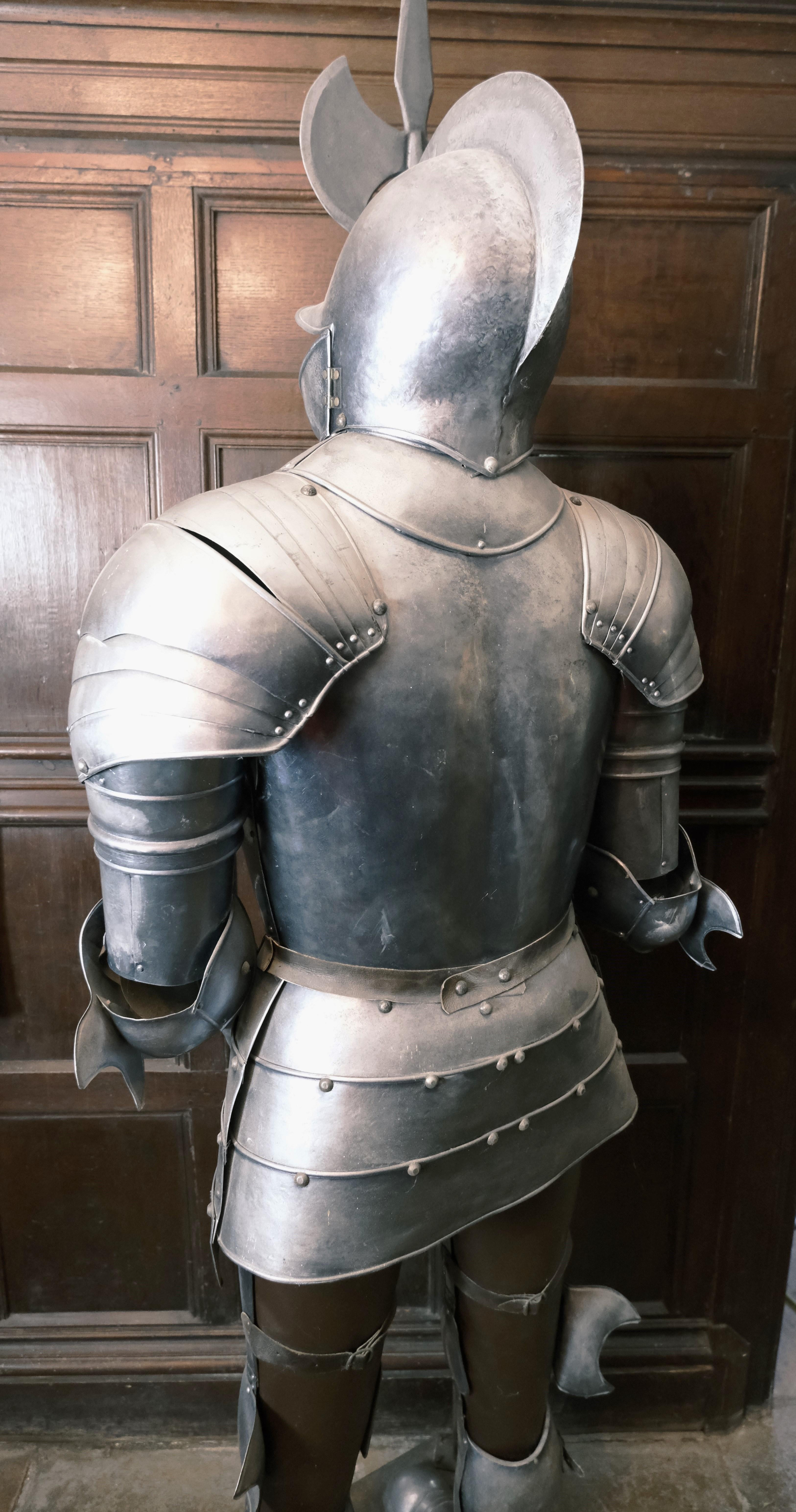 Embossed Italian suit of armour