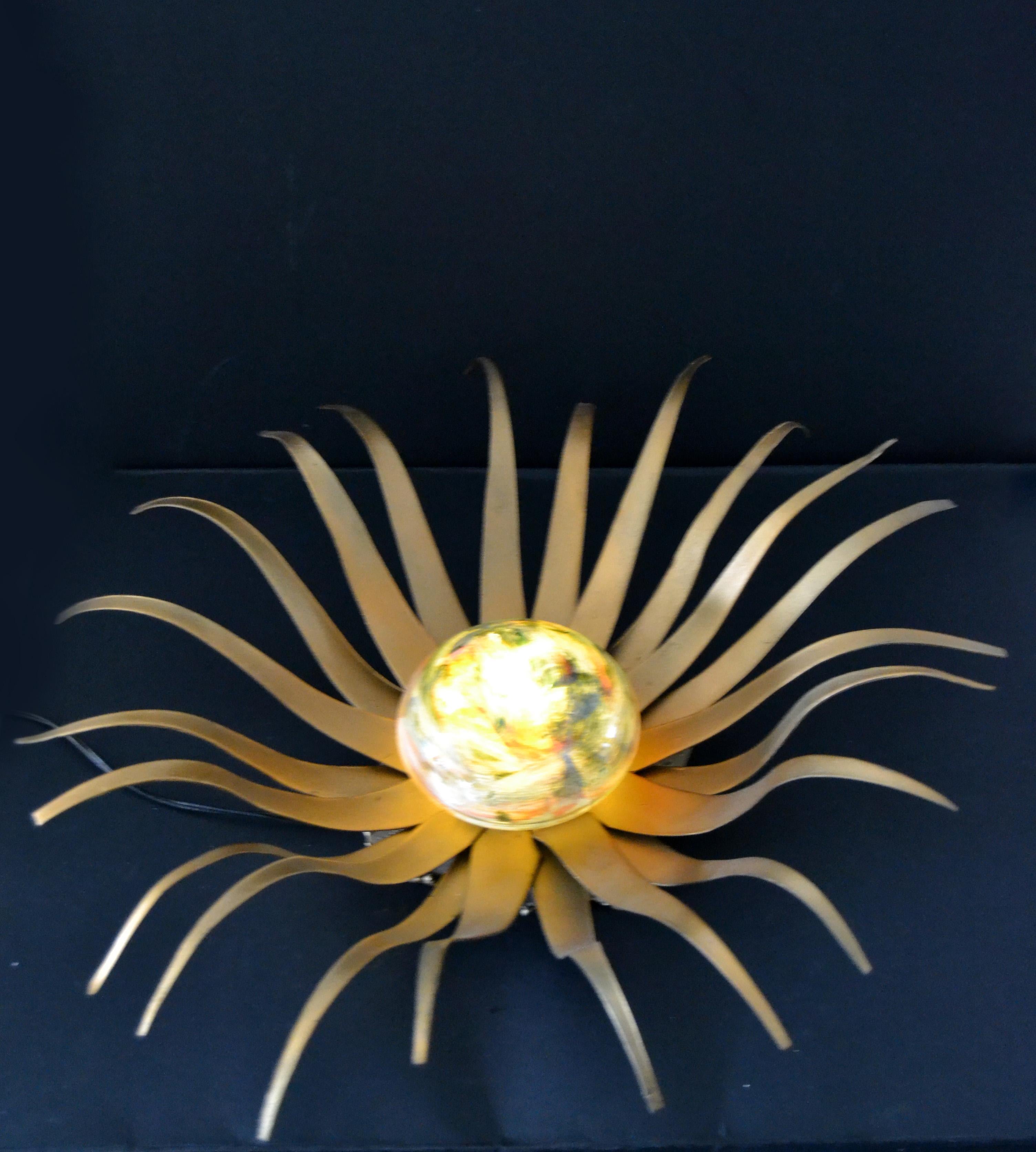 Italian Sunburst Sconce or Table Lamp 2