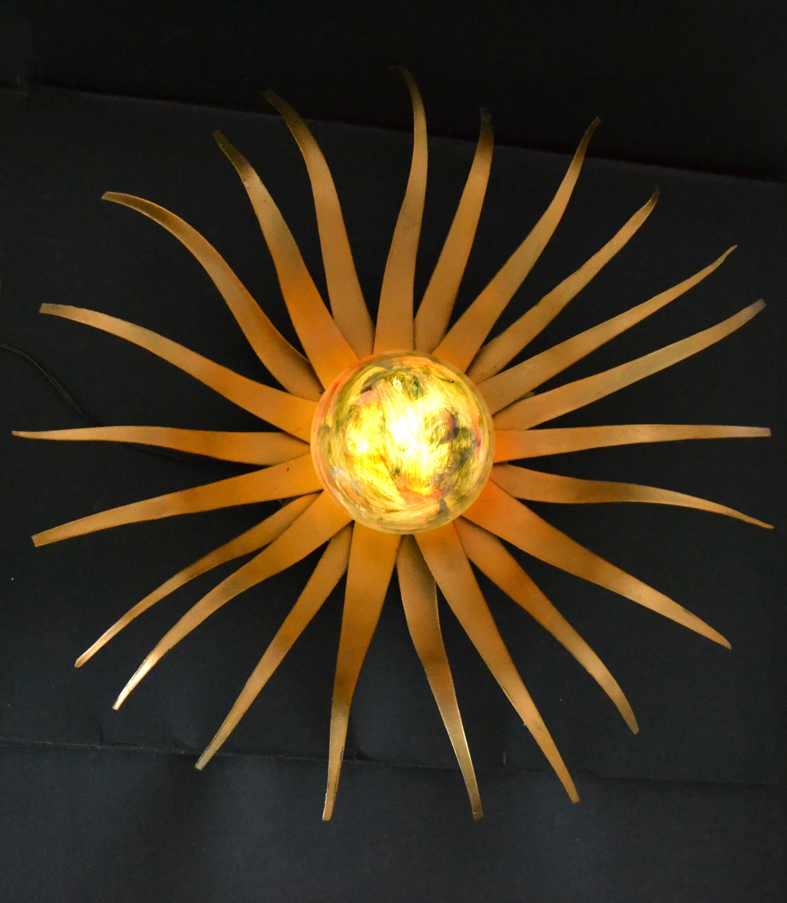 sunburst table lamp