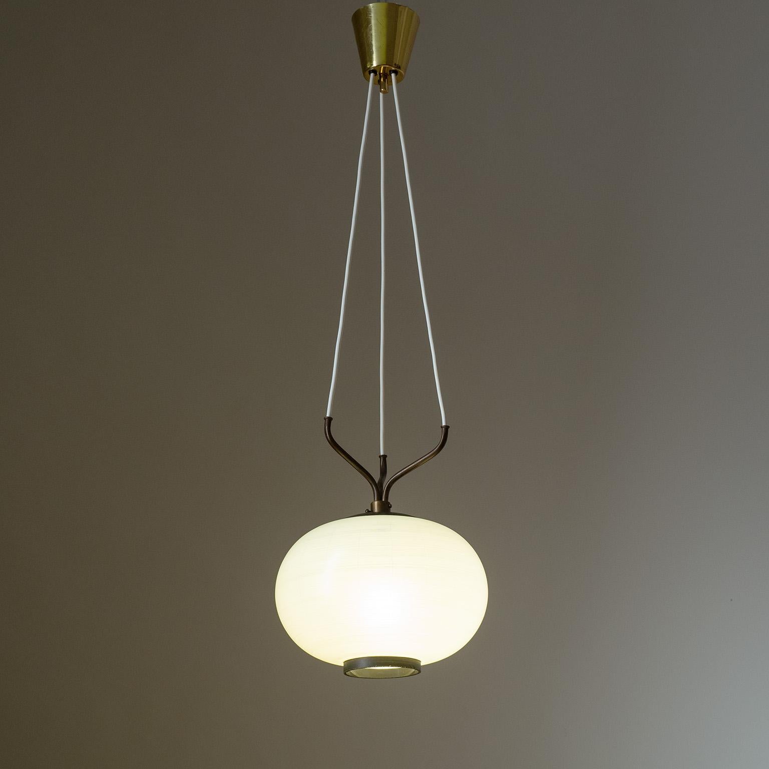 Italian Suspension Light, 1950s For Sale 3