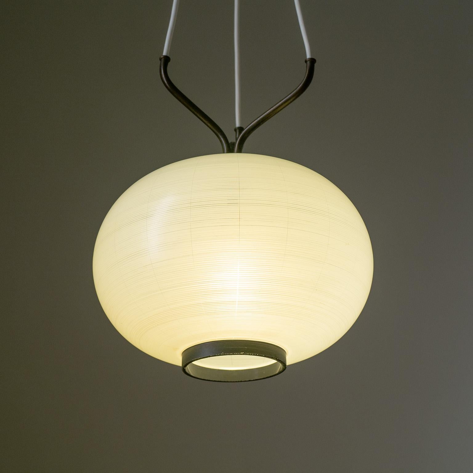 Mid-Century Modern Italian Suspension Light, 1950s For Sale