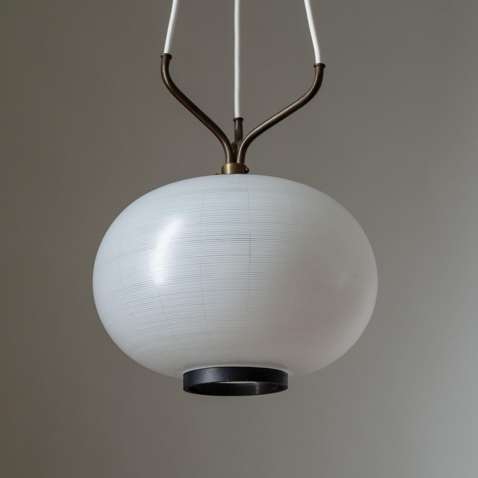 Italian Suspension Light, 1950s In Good Condition For Sale In Vienna, AT