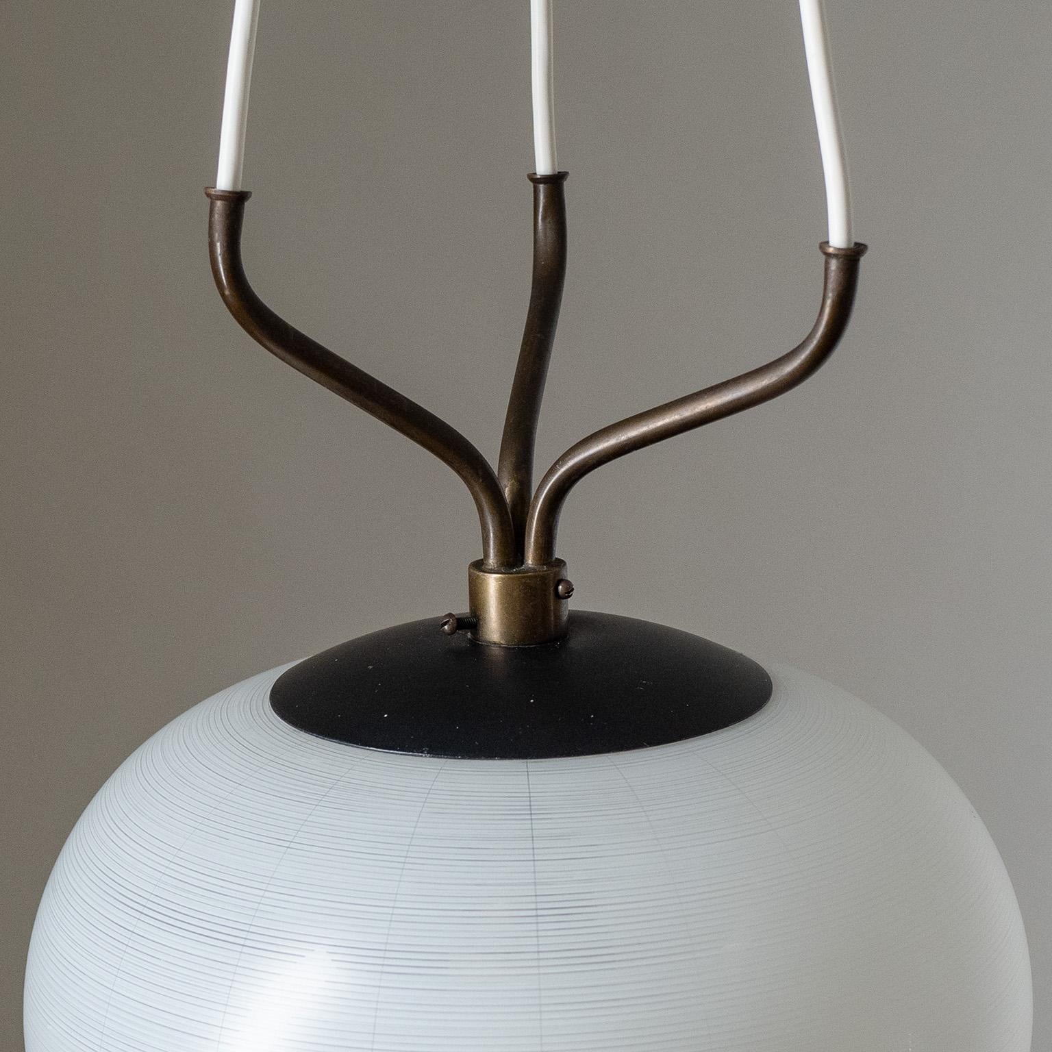 Italian Suspension Light, 1950s For Sale 1