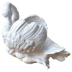 Italian Swan Cachepot Sculpture