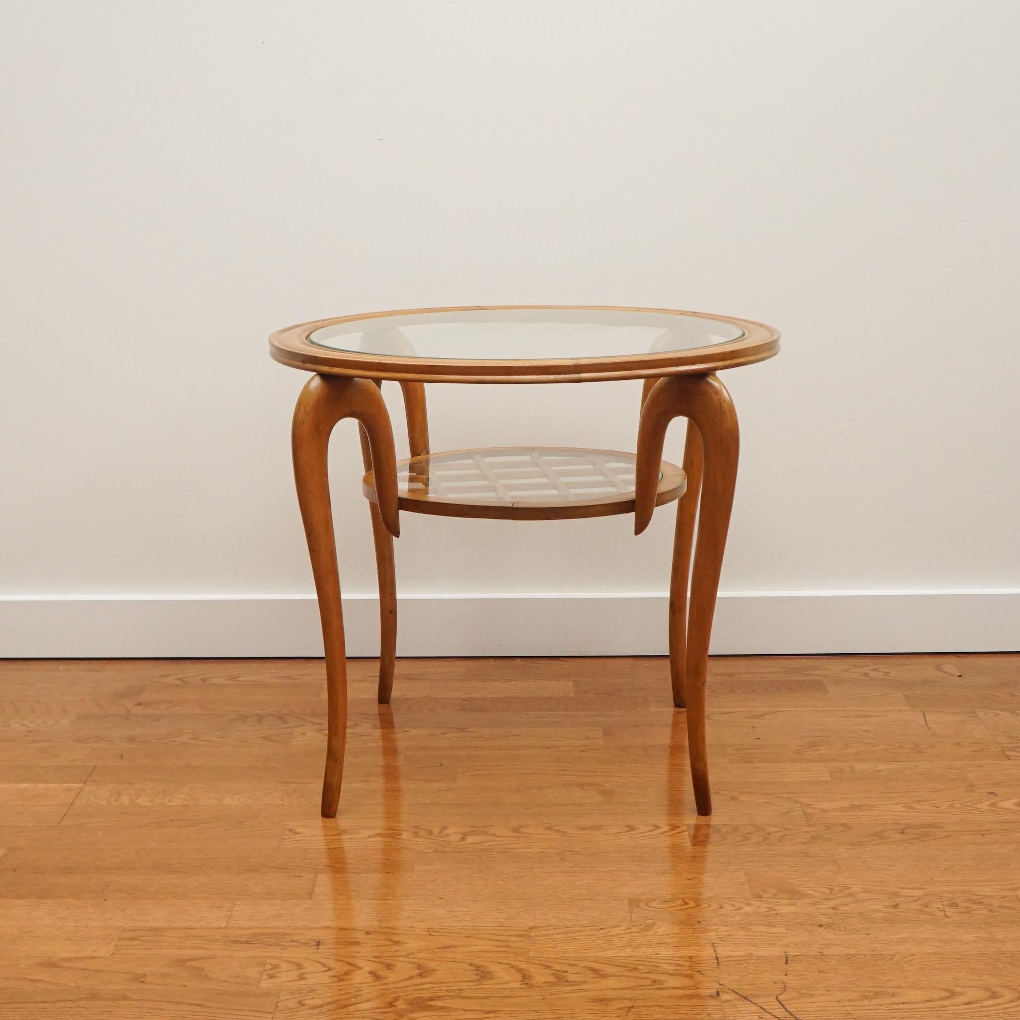 20th Century Italian Swan Form Side Table For Sale
