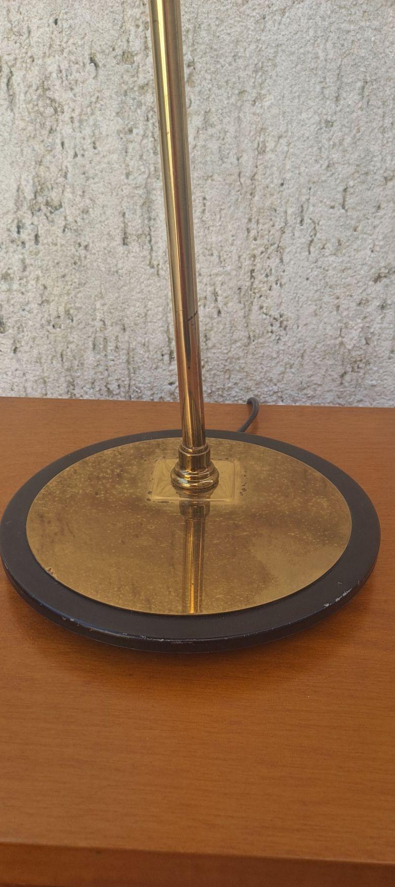 Italian Table Brass Lamp For Sale 5