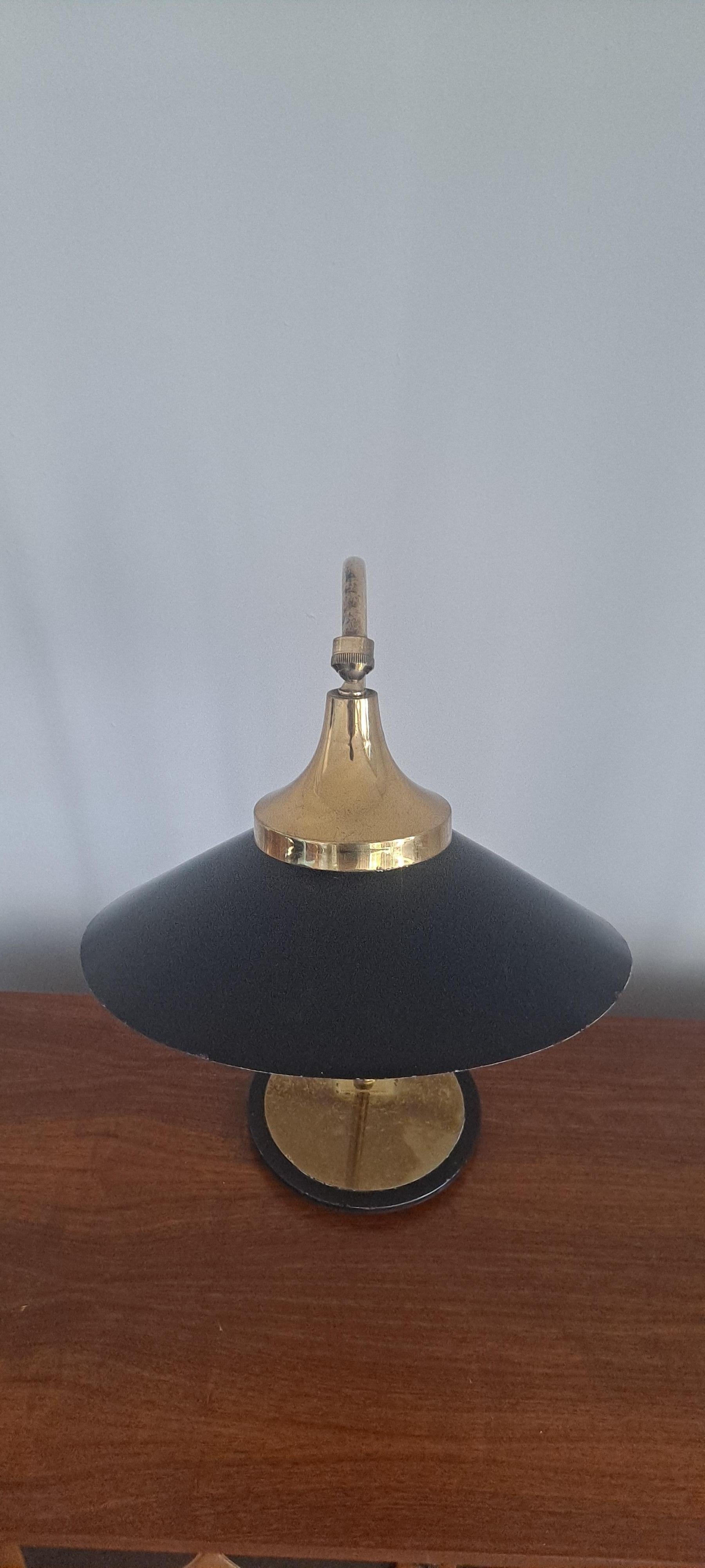 Italian Table Brass Lamp For Sale 6