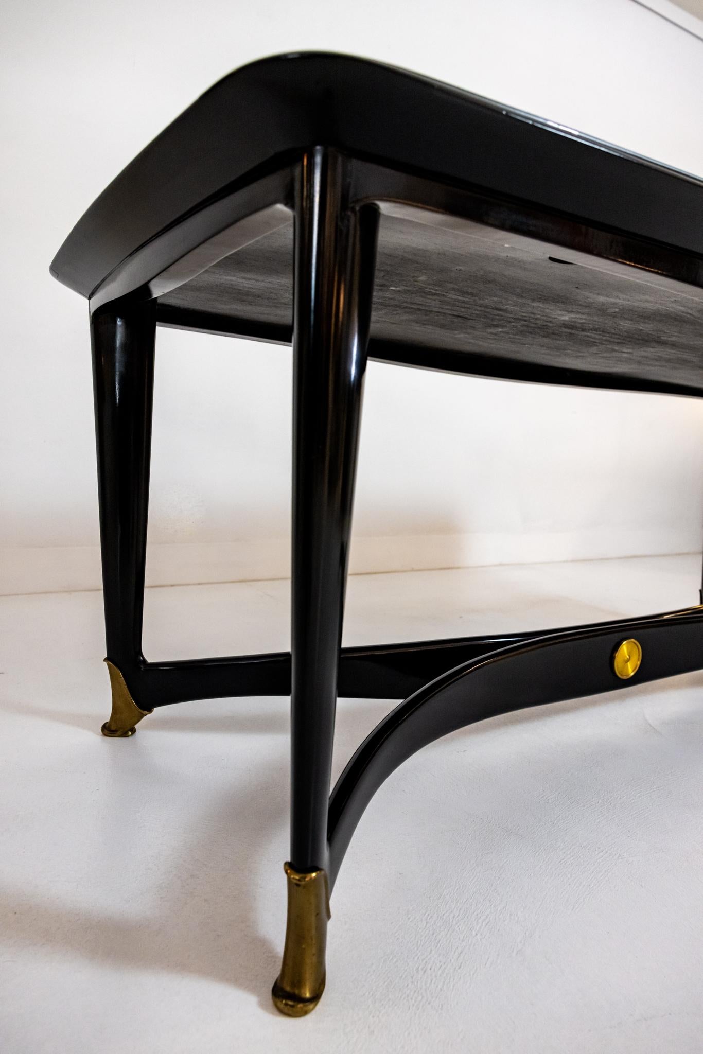 Lacquered Italian Table in the Style of Guglielmo Ulrich For Sale