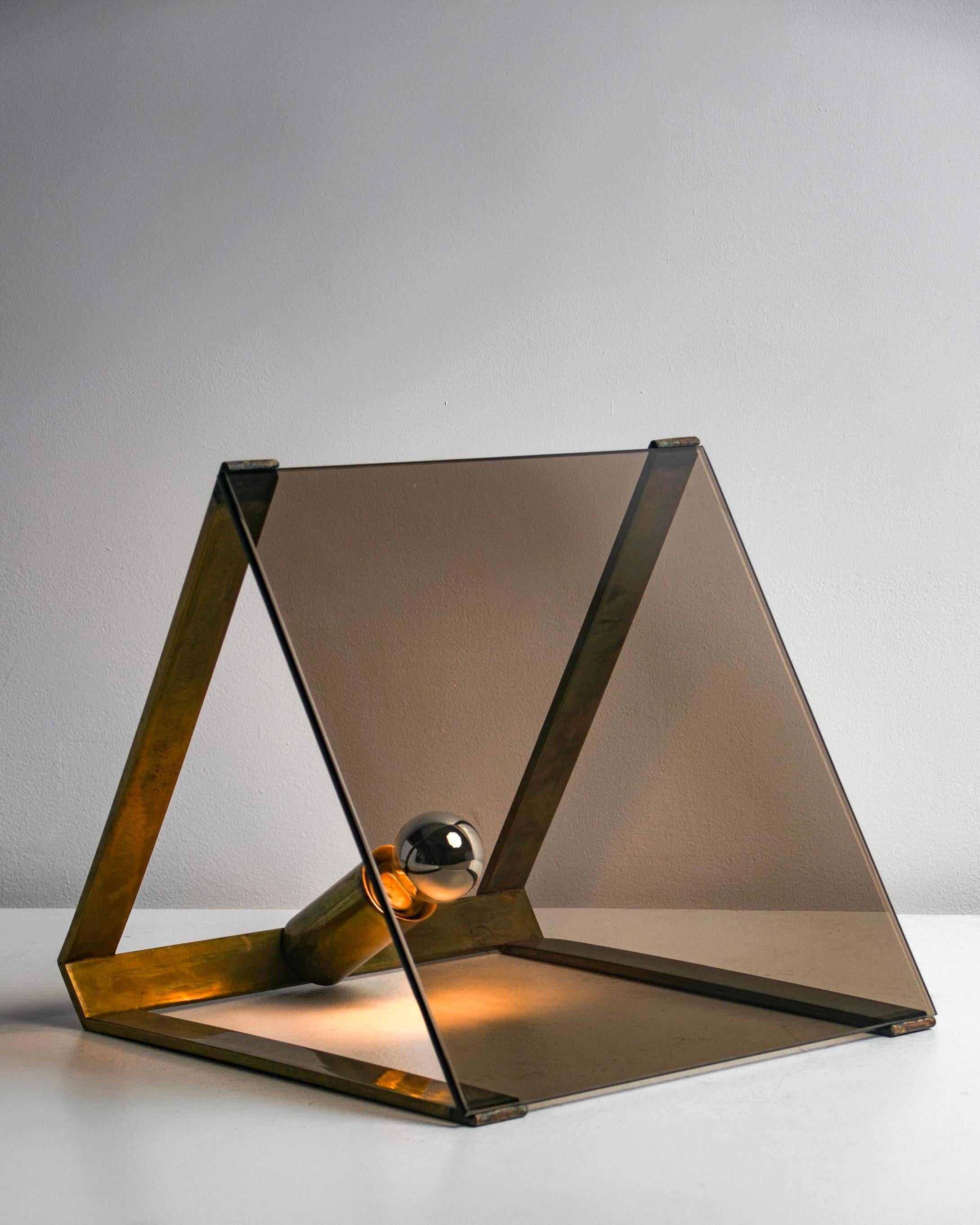 Lampe de table italienne attribuée à Fontana Arte  en vente 2