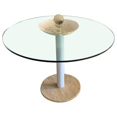 Italian Table Glass and Marble, 20th Century
