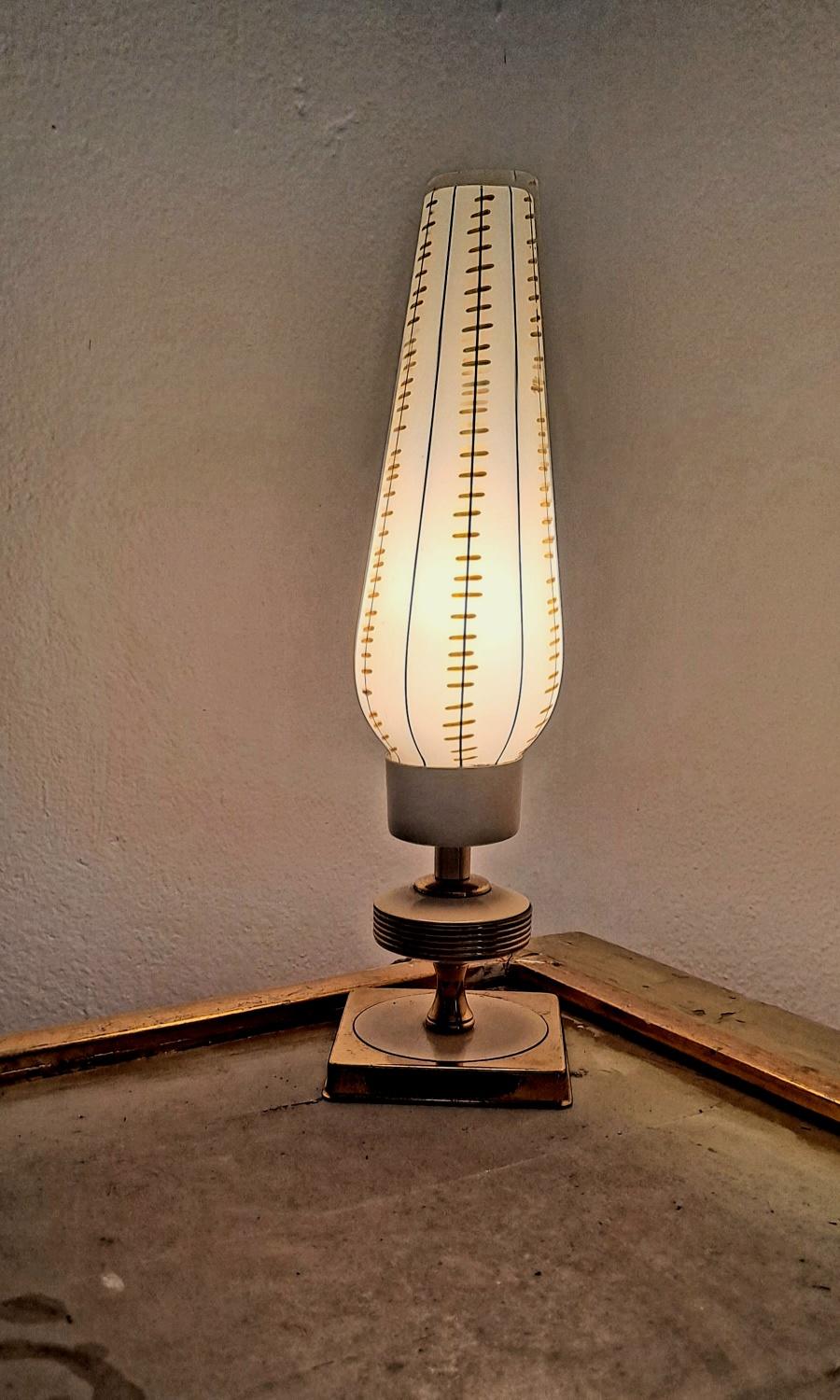 Italian Table Glass Lamp 3