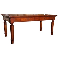 Used Italian Table in cherry wood. 1920s