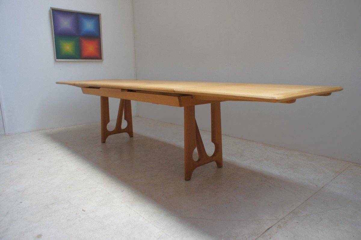Italian Table in Light Oak, Guillerme and Chambron 2
