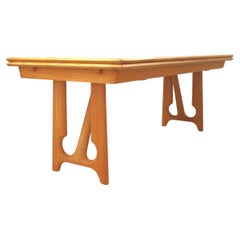 Italian Table in Light Oak, Guillerme and Chambron
