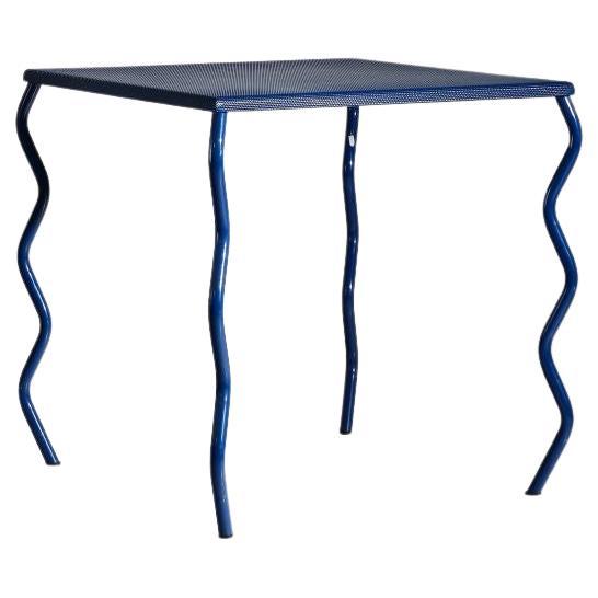 Italian Table in Painted Steel, C.1980s For Sale