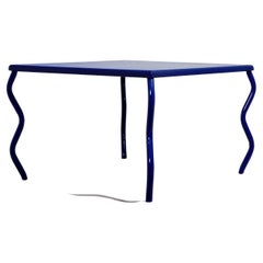 Italian 'Memphis' style Table in Painted Steel, C.1980s