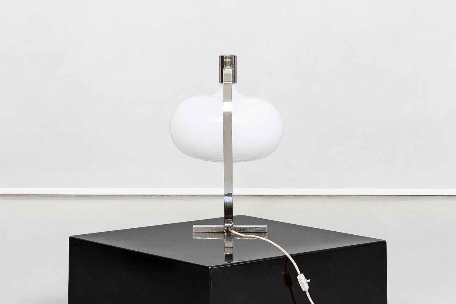 Italian Table Lamp AS1C from AM/AS Series by Albini and Helg for Sirrah, 1969 In Good Condition In MIlano, IT