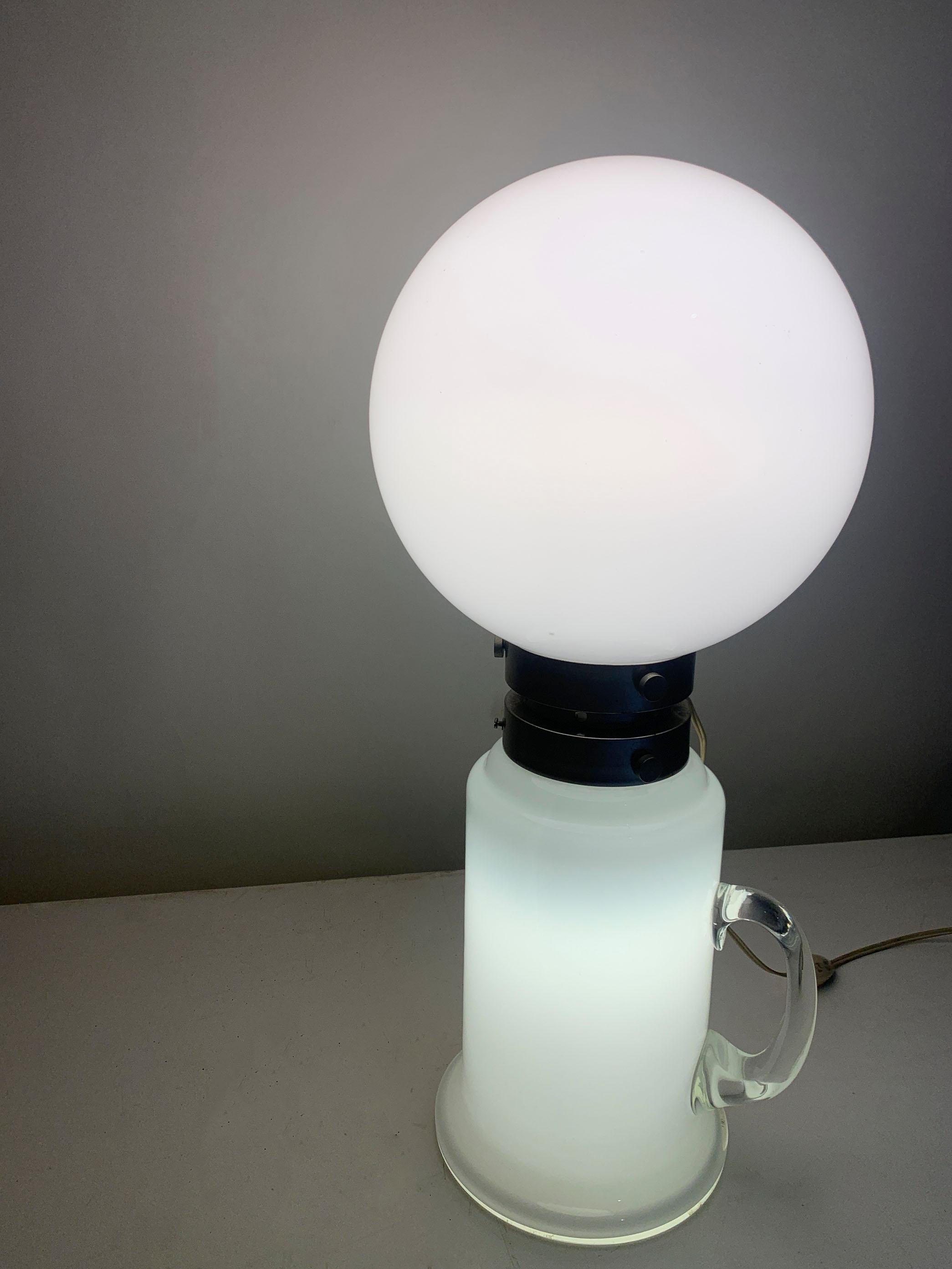 Italian Table Lamp by Aldo Nason for Mazzega, 1970s For Sale 4