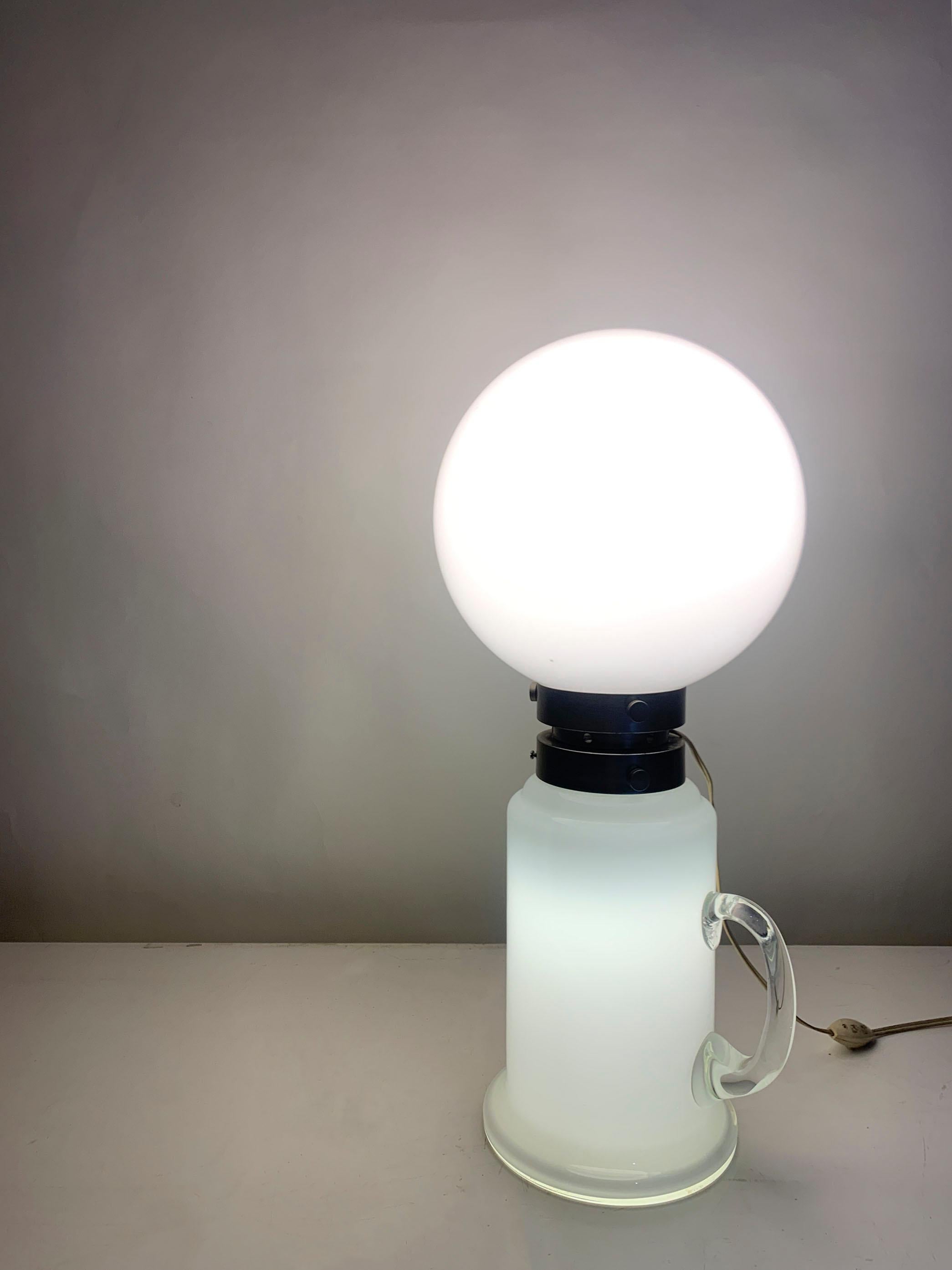 Italian Table Lamp by Aldo Nason for Mazzega, 1970s For Sale 2