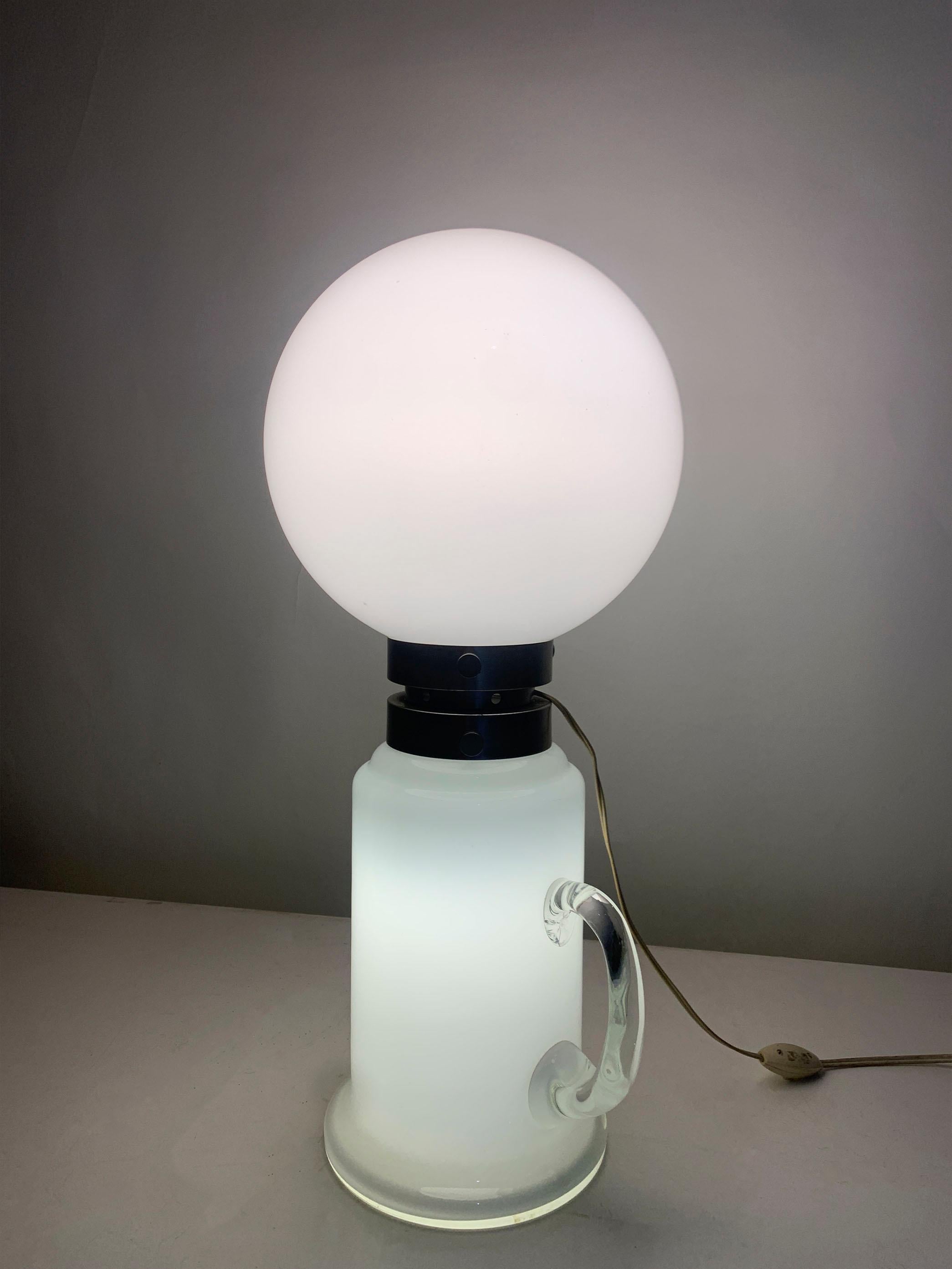Italian Table Lamp by Aldo Nason for Mazzega, 1970s For Sale 3