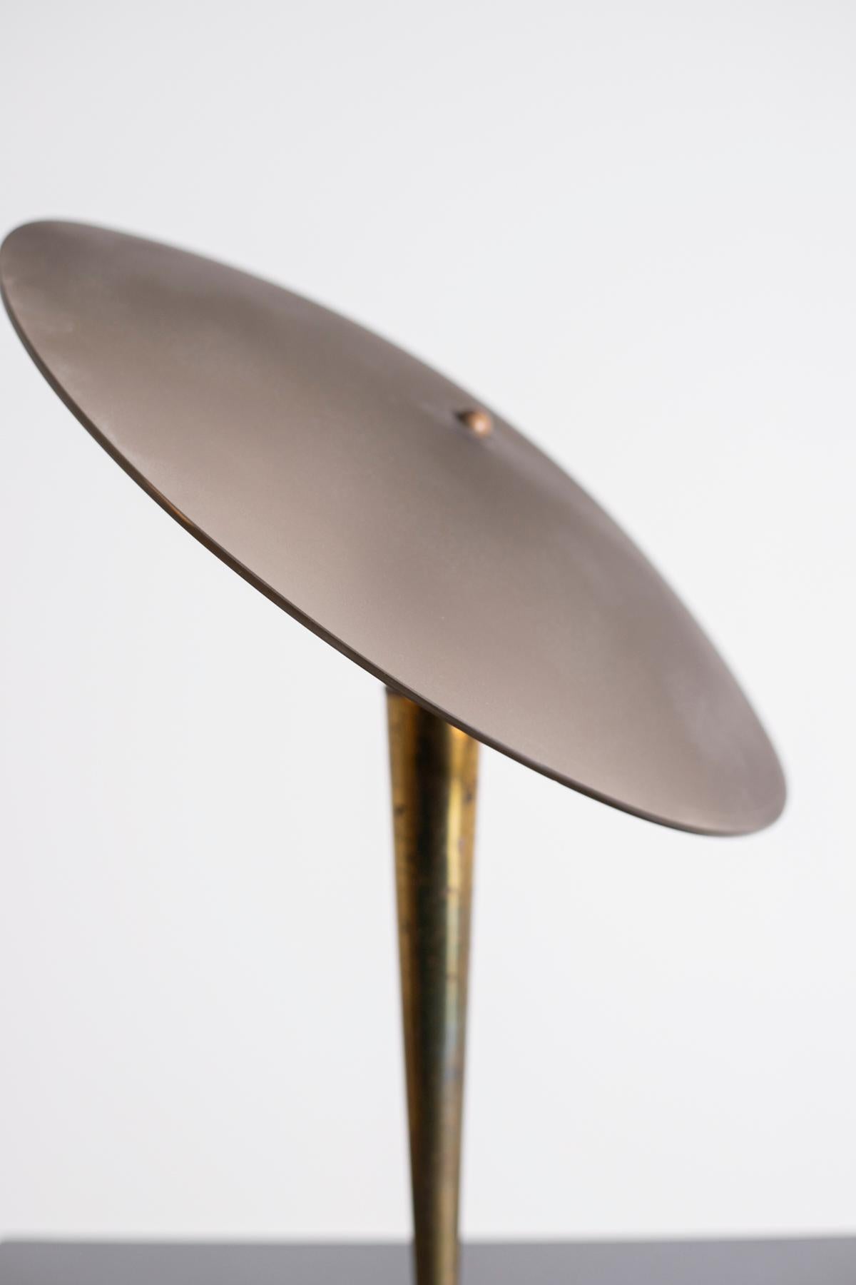 Italian Table Lamp by Fontana Arte Signed Fx Attributed to Pietro Chiesa, 1950s 1