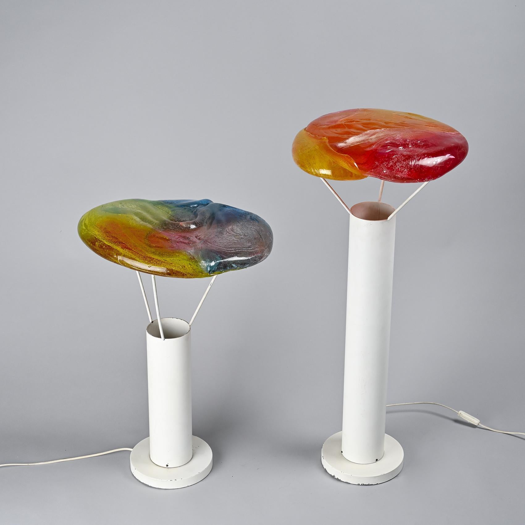Metal Italian Table Lamp by Jacopo Foggini, circa 2000 For Sale
