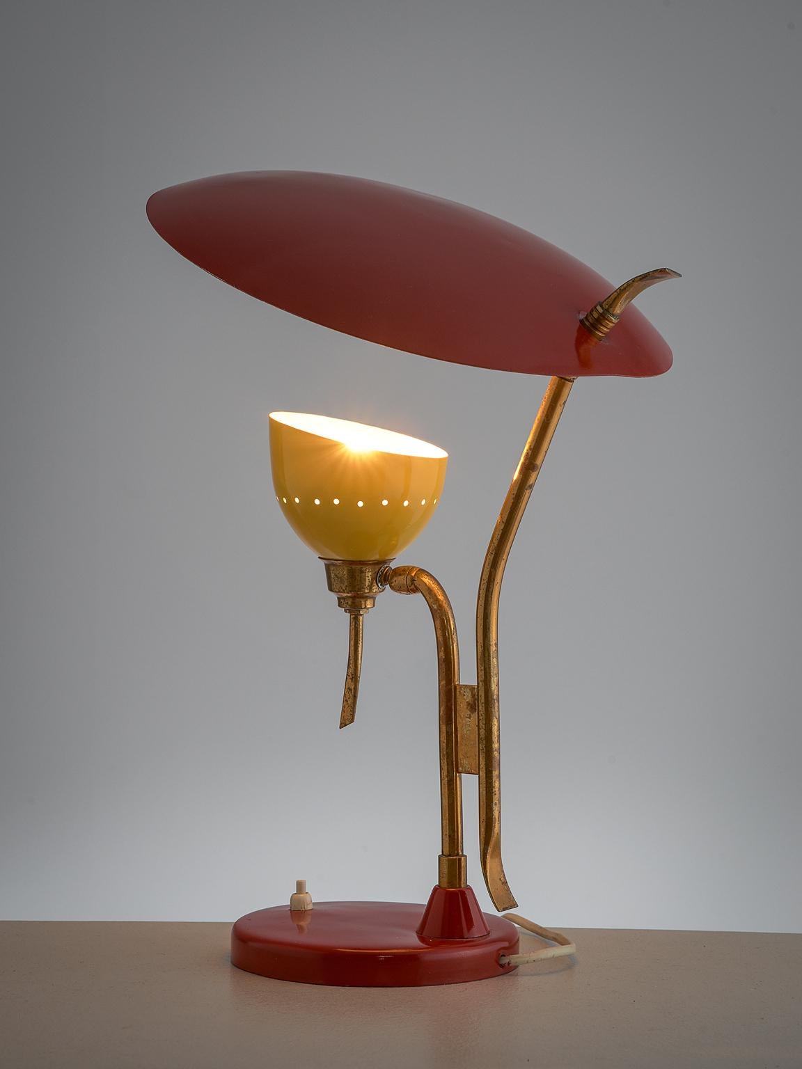Italian Table Lamp by Lumen, 1950s In Good Condition In Waalwijk, NL