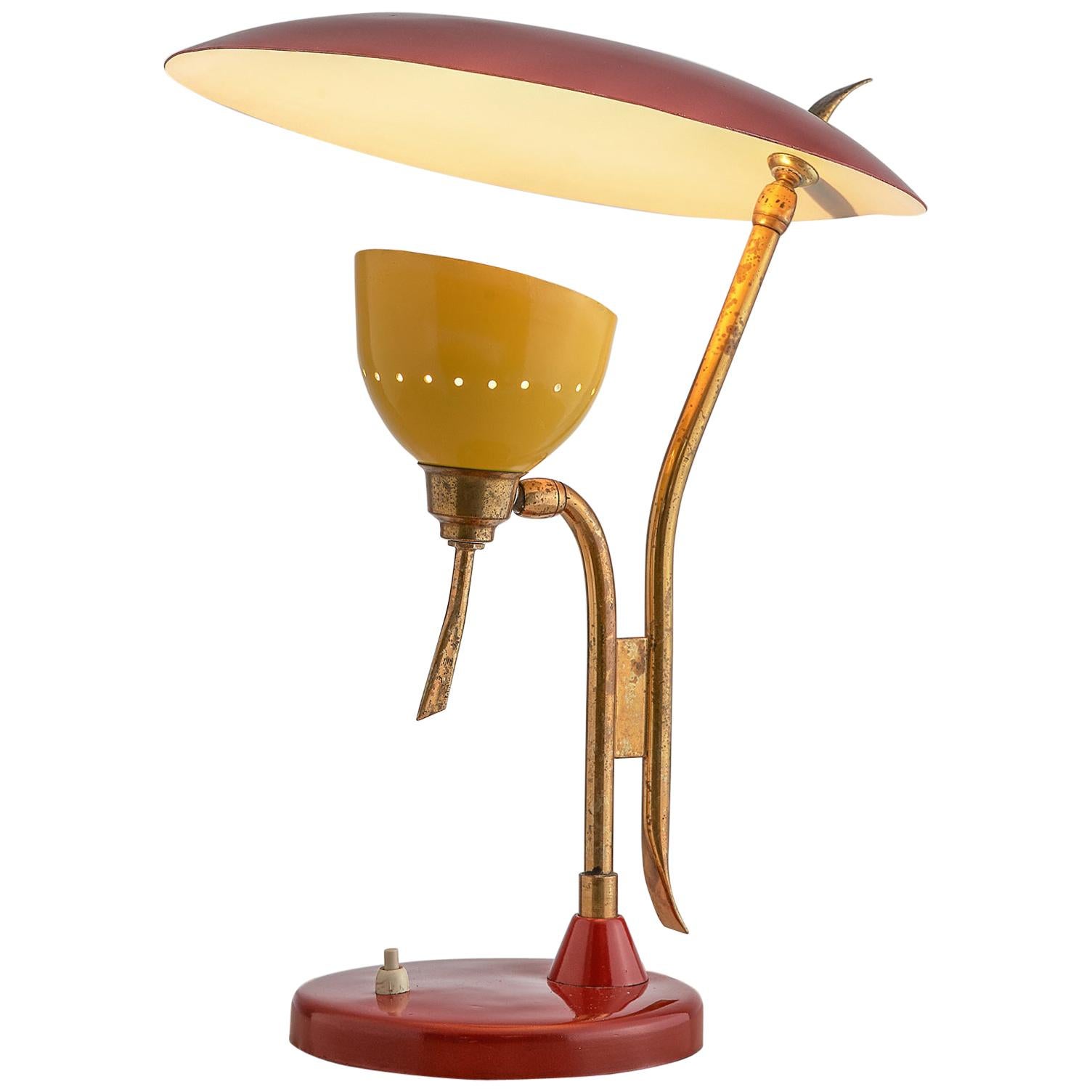 Italian Table Lamp by Lumen, 1950s