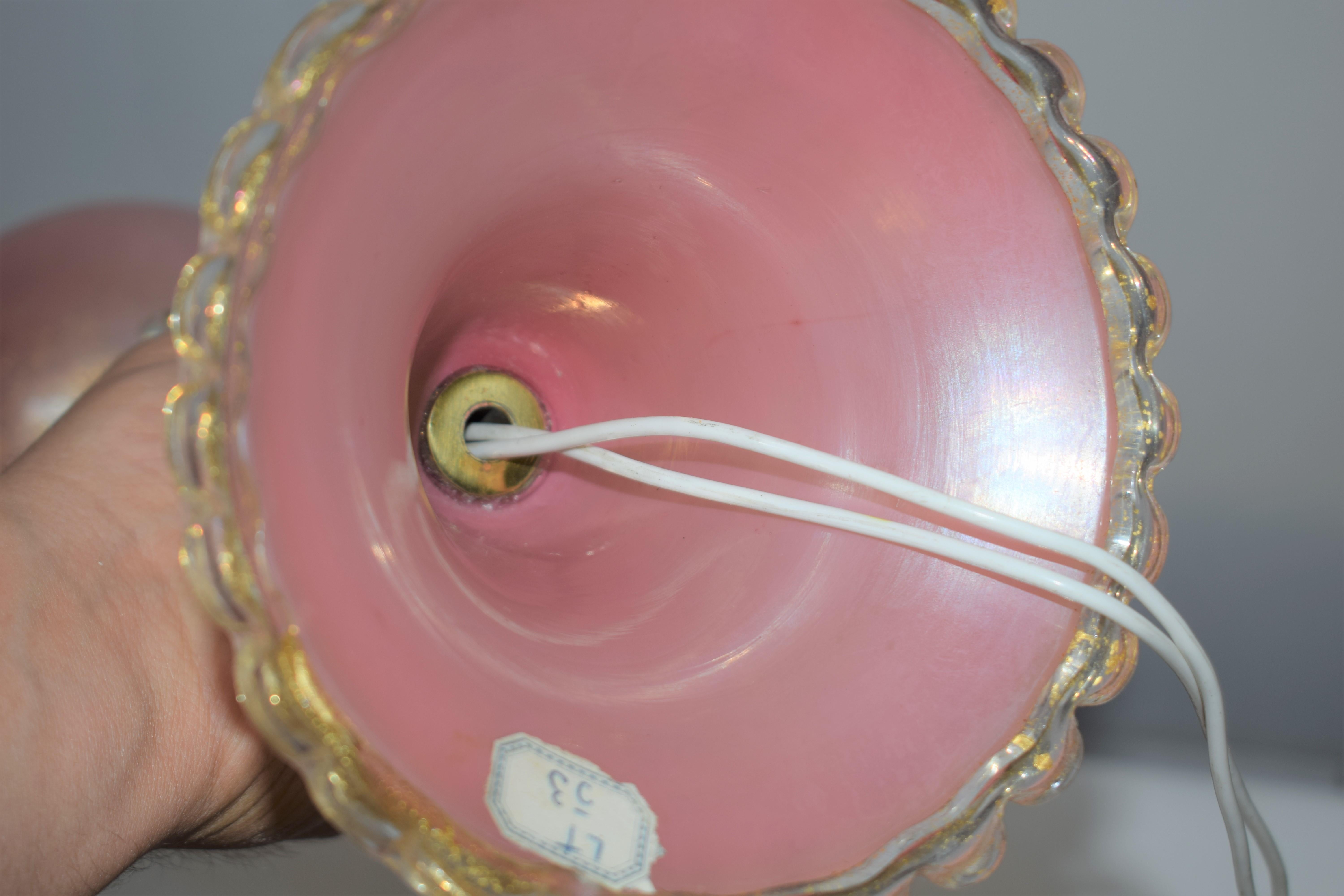 Italian table lamp by Seguso, 1940s For Sale 3