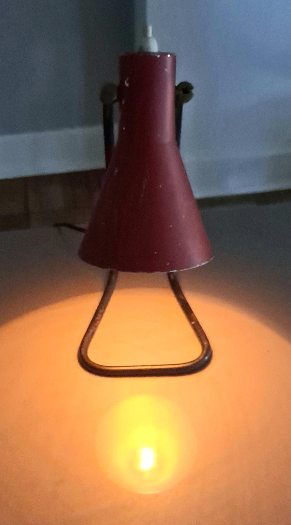 Milieu du XXe siècle Lampe de table italienne Stilux Milano  en vente