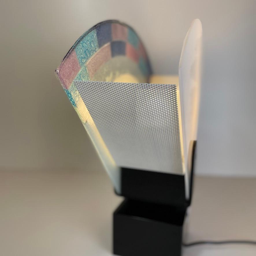Italienische Tischlampe von Zonca, 1980er-Jahre im Zustand „Gut“ im Angebot in Brussel, BE