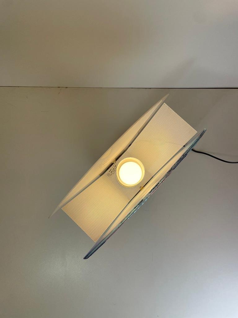 Italienische Tischlampe von Zonca, 1980er-Jahre (Ende des 20. Jahrhunderts) im Angebot