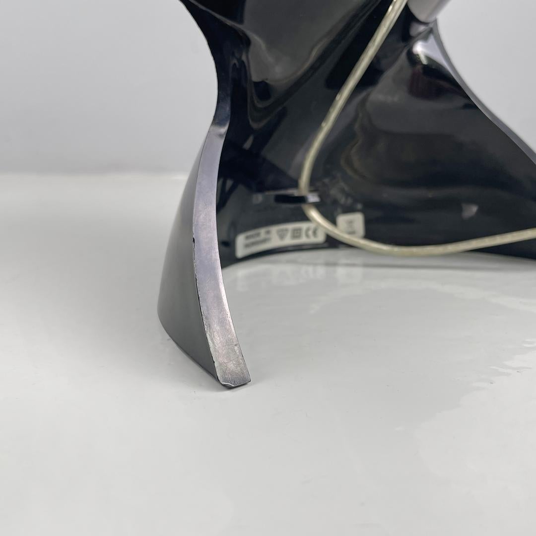 Italian table lamp Dalù in black plastic by Vico Magistretti for Artemide, 1960s 10