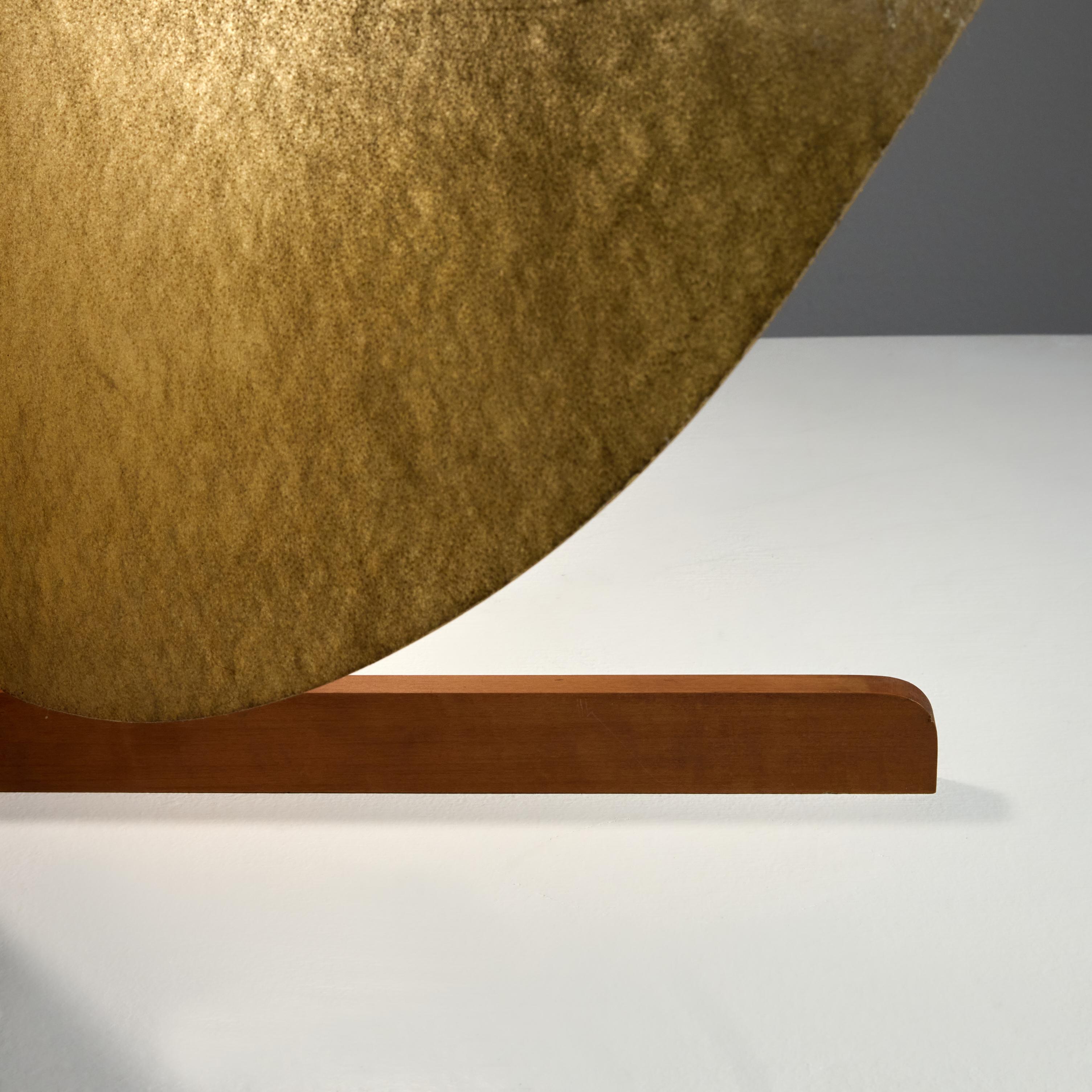 Natural Fiber Italian Table Lamp For Sale