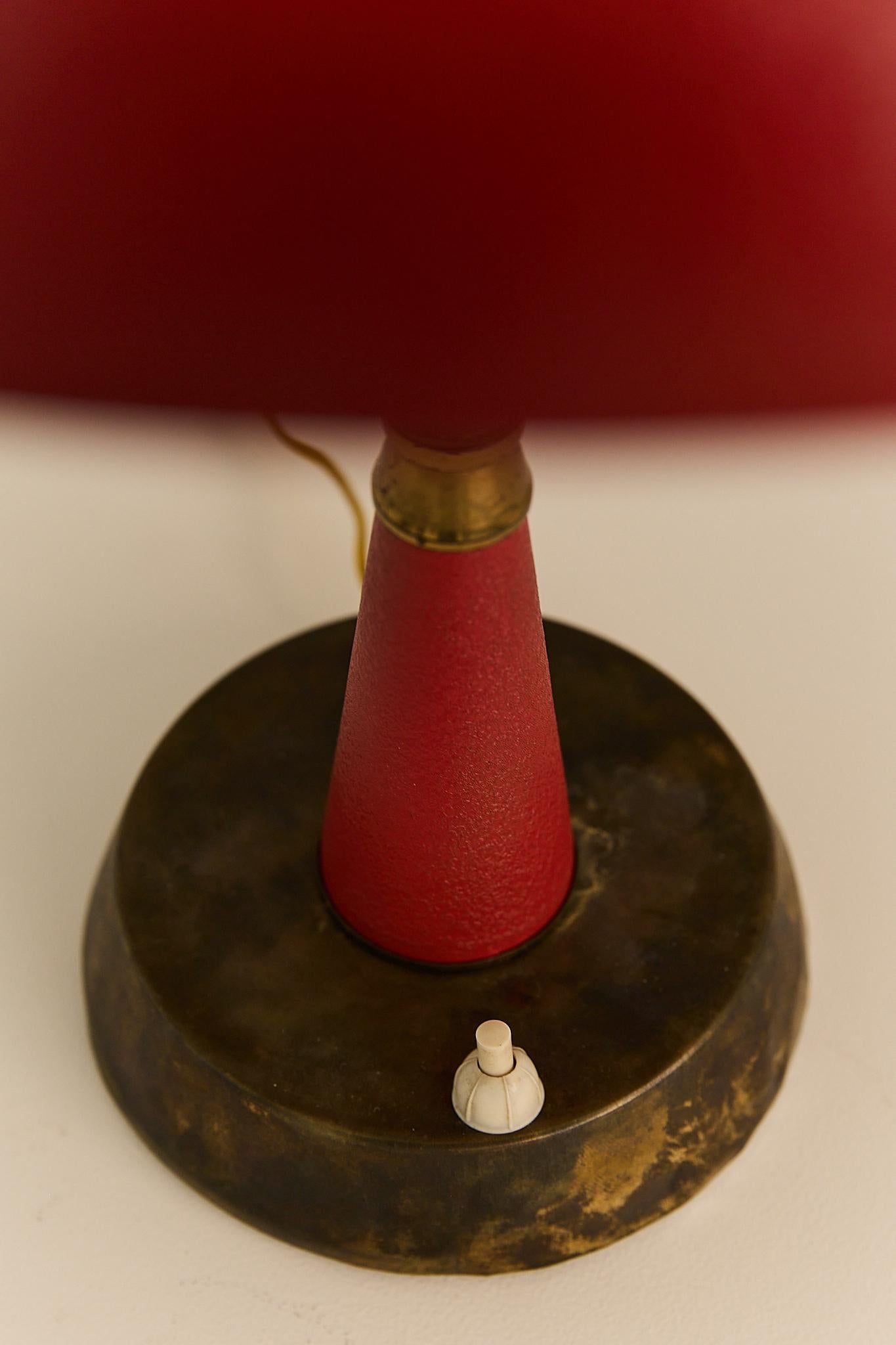 Italian Table Lamp (Metall) im Angebot