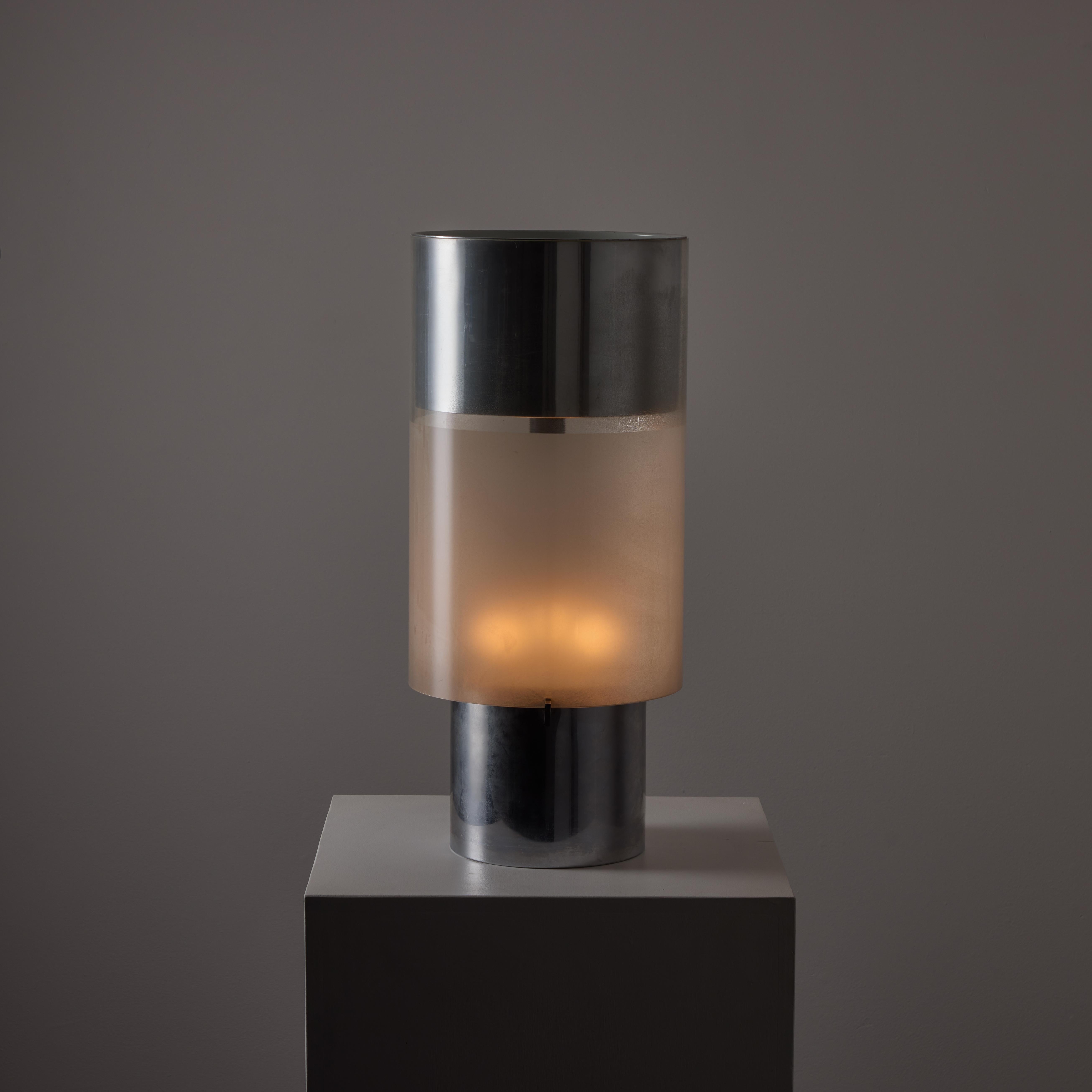 Aluminum Model D770 ‘Arch. tti Latis’ Table Lamp by Candle For Sale
