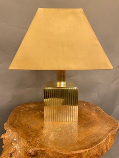 Italian Table Lamp in Brass, circa 1960s