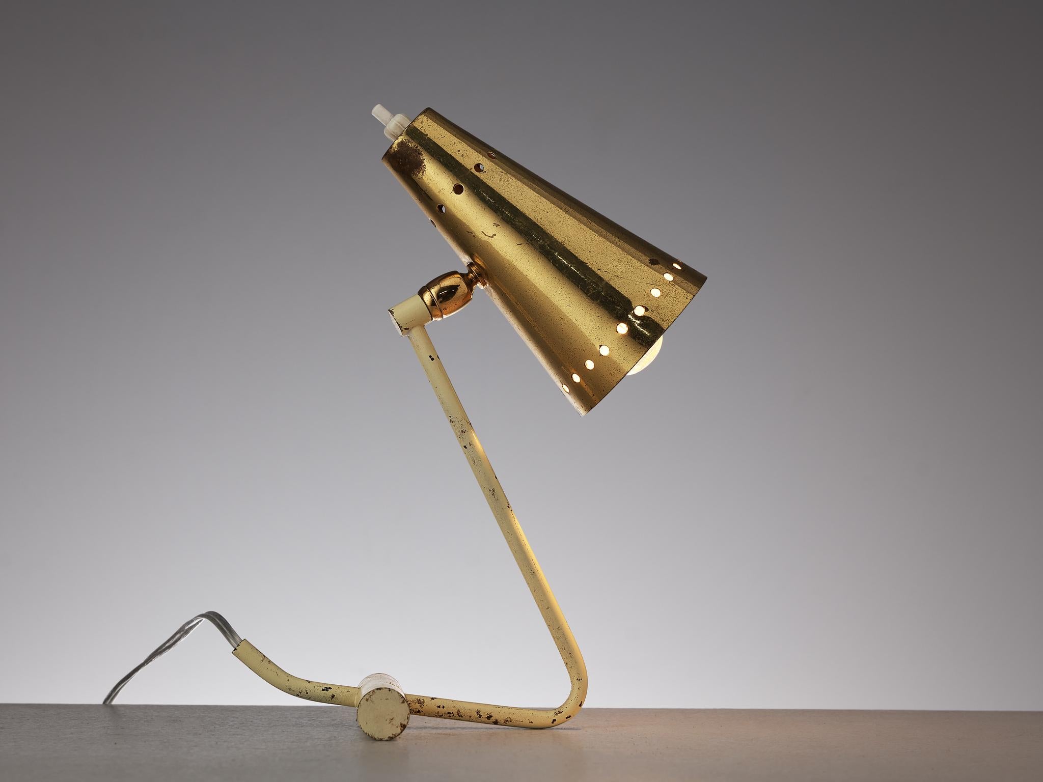 Italian Table Lamp in Brass 1