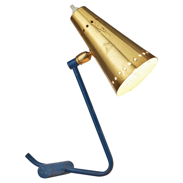 Italian Table Lamp in Brass For Sale at 1stDibs