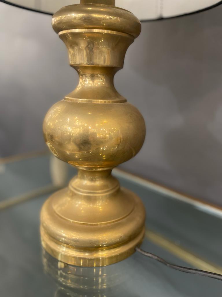 Milieu du XXe siècle Lampe de bureau italienne en bronze, datant d'environ 1960 en vente