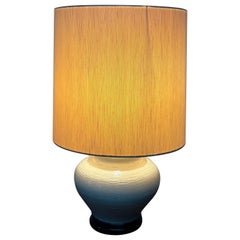 Italian Table Lamp in Ceramic and Brass for PAF Studio Milano, 1970s