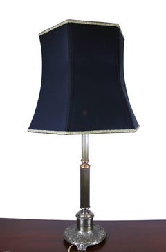 Italian Table Lamp Roncchetti & Porro in White Brass, 1960s