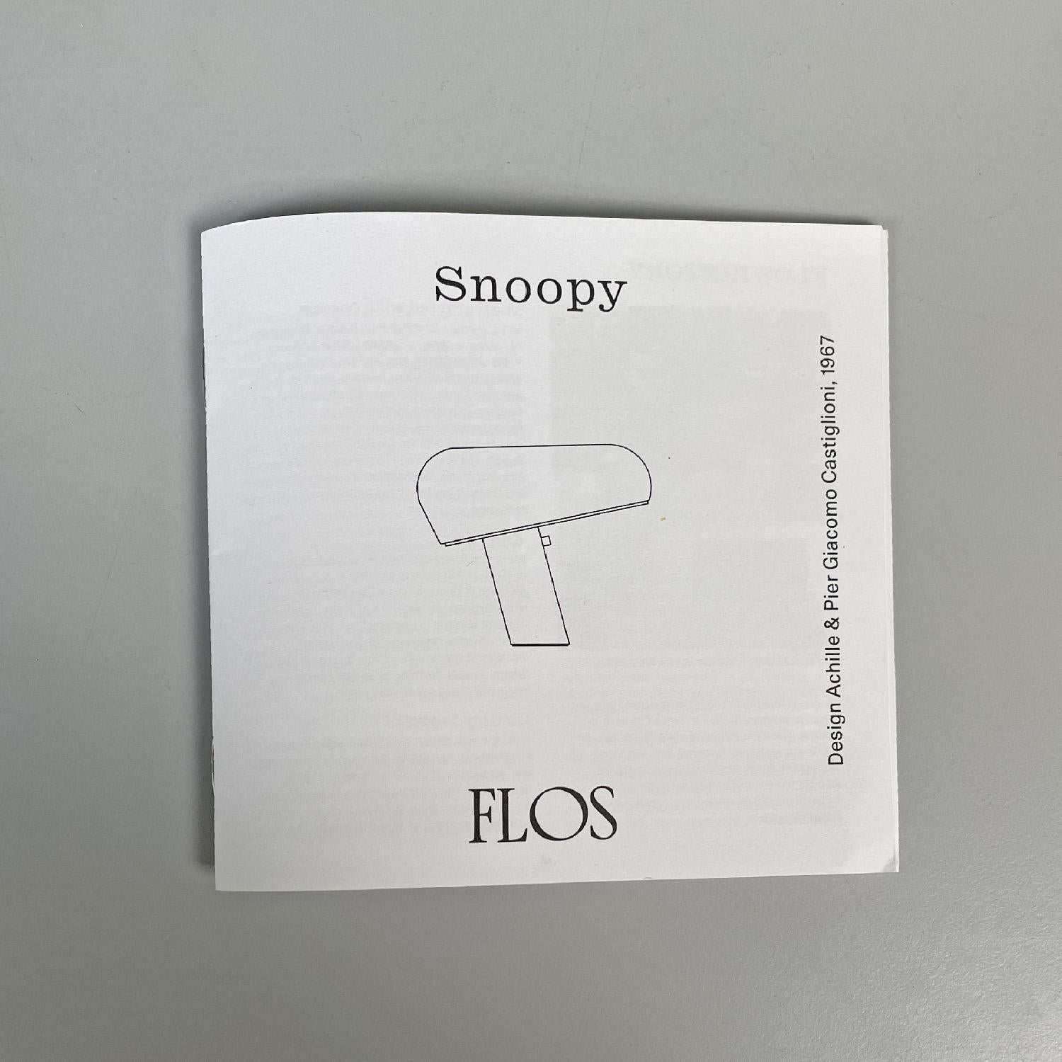 Italienische Snoopy-Tischleuchte von Achille und Pier Giacomo Castiglioni für Flos, 2022 im Angebot 8