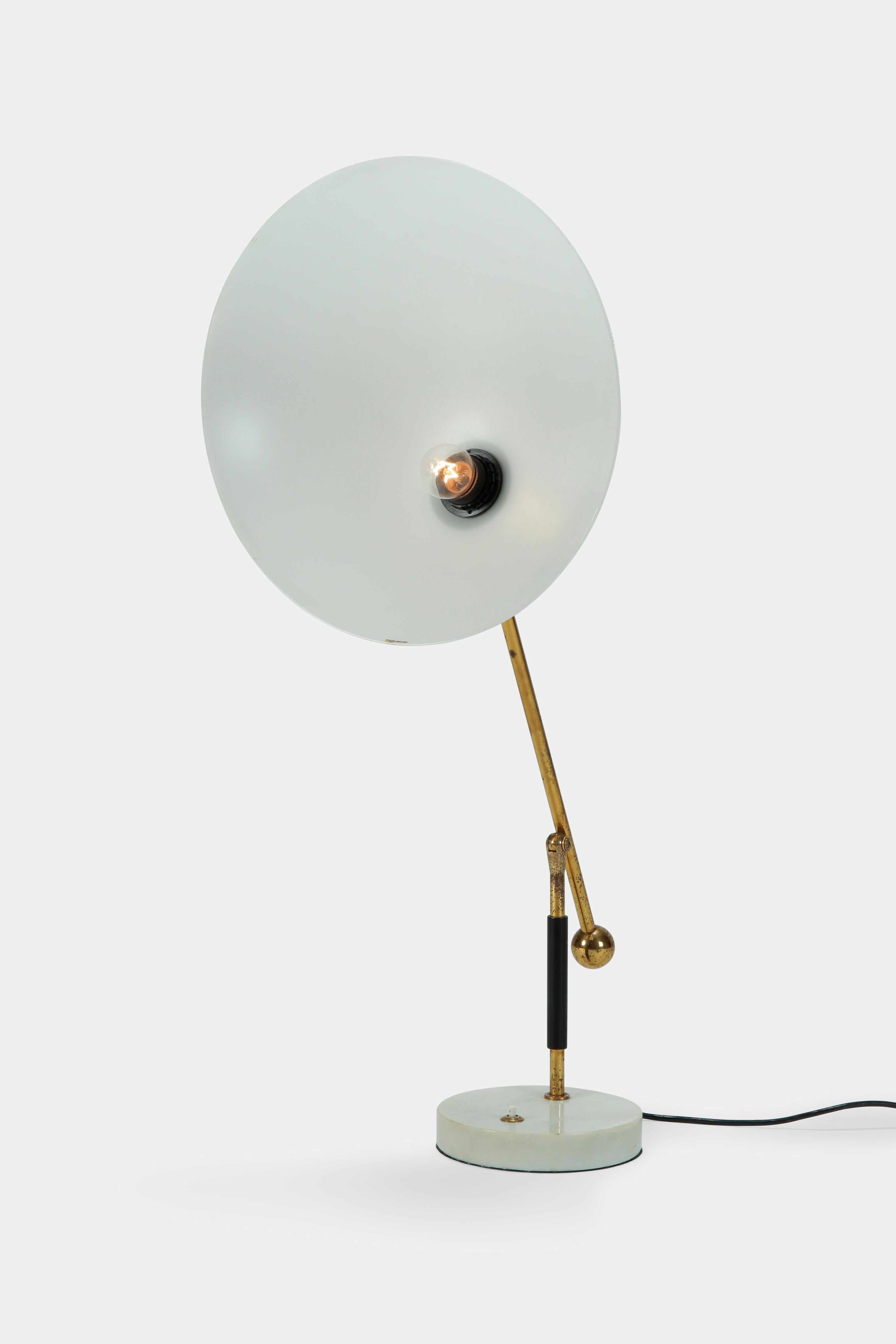 Brass Italian Table Lamp Stilux, 1950s